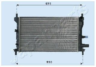 JAPANPARTS radiatorius, variklio aušinimas RDA053060