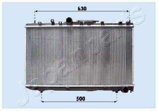 JAPANPARTS radiatorius, variklio aušinimas RDA153098