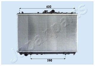 JAPANPARTS radiatorius, variklio aušinimas RDA163027