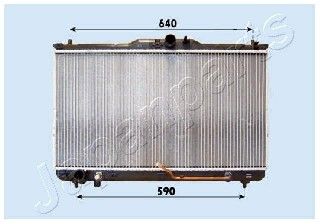 JAPANPARTS radiatorius, variklio aušinimas RDA283092