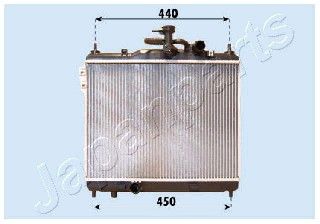 JAPANPARTS radiatorius, variklio aušinimas RDA283093