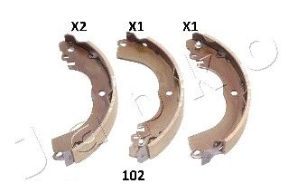 JAPKO Комплект тормозных колодок 55102
