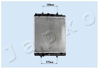 JAPKO radiatorius, variklio aušinimas RDA033069