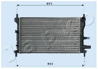 JAPKO radiatorius, variklio aušinimas RDA053060
