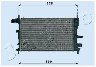 JAPKO radiatorius, variklio aušinimas RDA053062