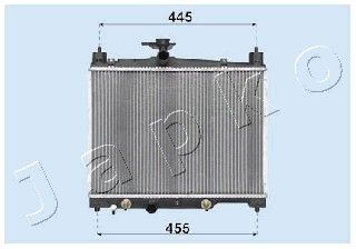 JAPKO radiatorius, variklio aušinimas RDA153014