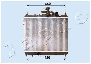 JAPKO radiatorius, variklio aušinimas RDA283093