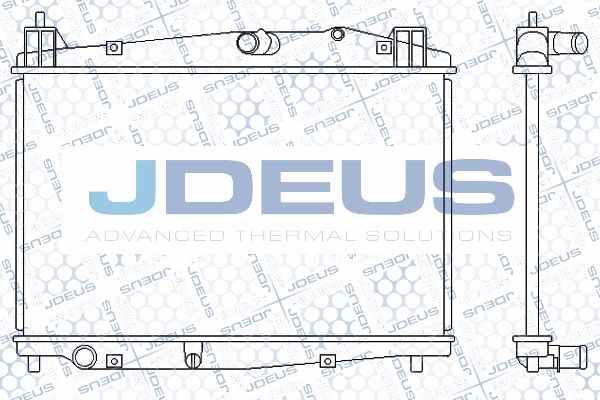 JDEUS radiatorius, variklio aušinimas 016M34