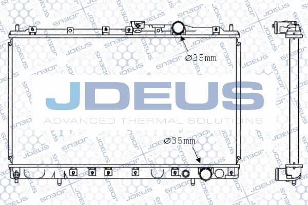 JDEUS radiatorius, variklio aušinimas 018M08