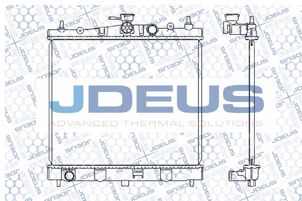 JDEUS Радиатор, охлаждение двигателя 019M54
