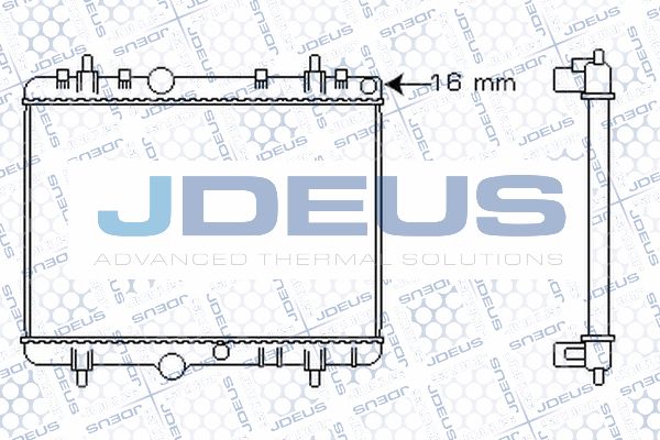 JDEUS radiatorius, variklio aušinimas 021M49