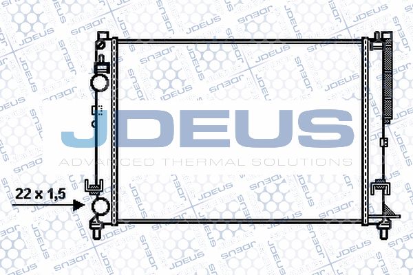 JDEUS radiatorius, variklio aušinimas 023M74