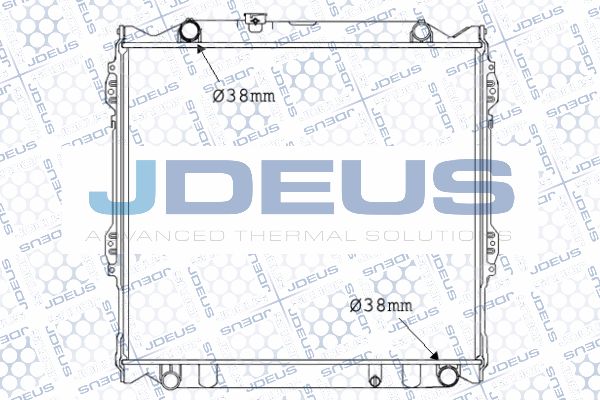 JDEUS radiatorius, variklio aušinimas 028M44