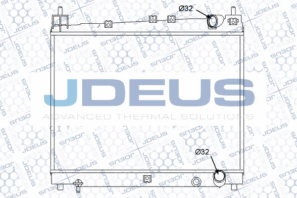 JDEUS radiatorius, variklio aušinimas 028M56