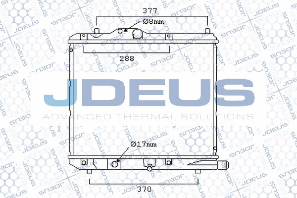 JDEUS radiatorius, variklio aušinimas 042M28