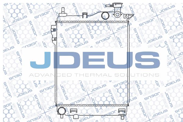 JDEUS Радиатор, охлаждение двигателя 054M15