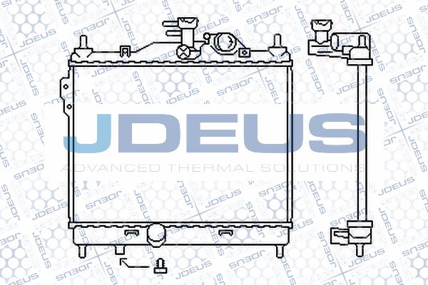 JDEUS radiatorius, variklio aušinimas 054M20