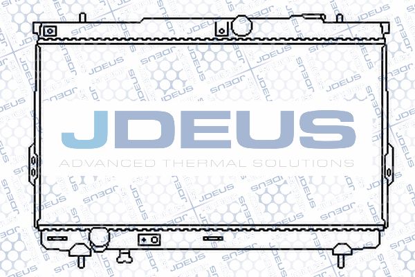 JDEUS radiatorius, variklio aušinimas 054M24