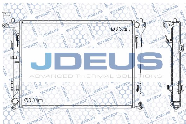 JDEUS radiatorius, variklio aušinimas 054M28