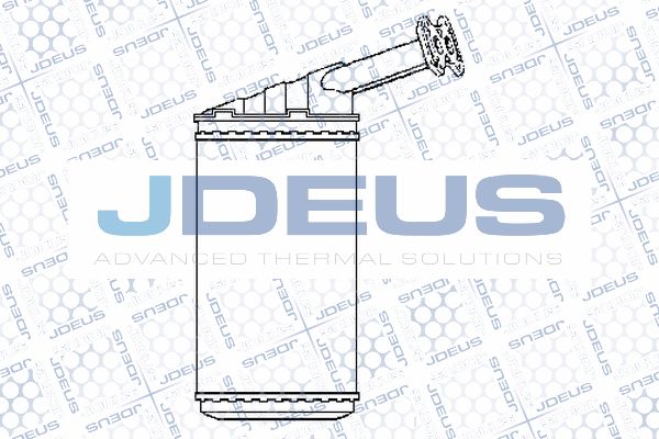 JDEUS Теплообменник, отопление салона 207V01