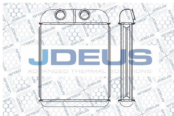 JDEUS Теплообменник, отопление салона 223M73