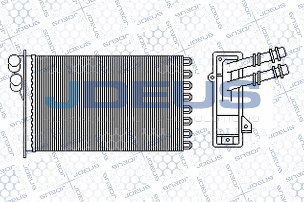 JDEUS Теплообменник, отопление салона 230M05