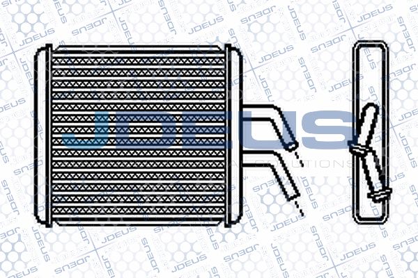 JDEUS Теплообменник, отопление салона 265M02