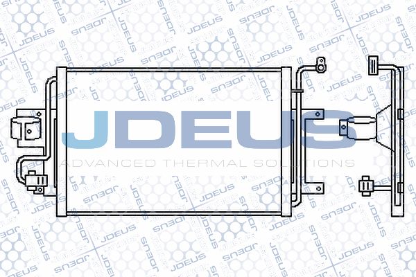 JDEUS Конденсатор, кондиционер 701M06