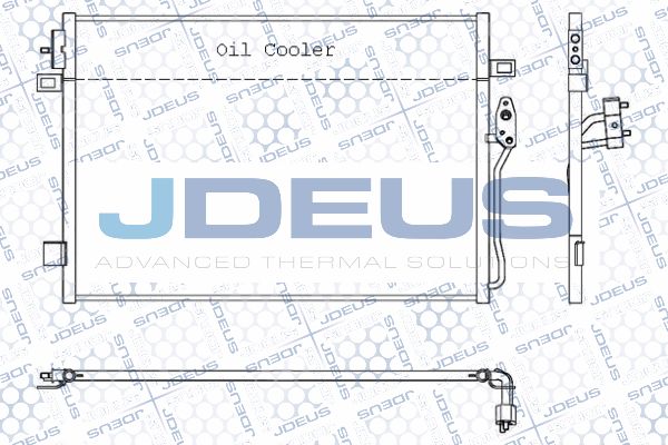 JDEUS Конденсатор, кондиционер 711M64