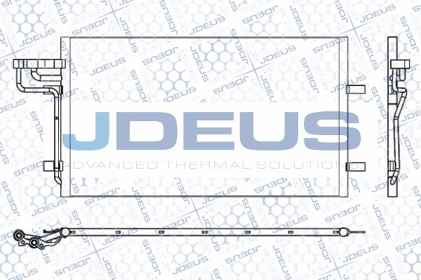 JDEUS Конденсатор, кондиционер 712M25