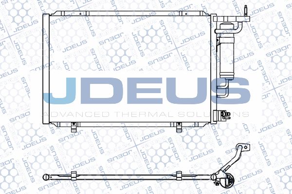 JDEUS Конденсатор, кондиционер 712M44