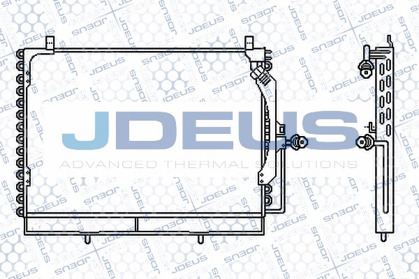 JDEUS Конденсатор, кондиционер 717M04