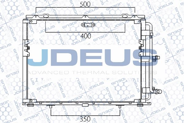 JDEUS Конденсатор, кондиционер 717M48