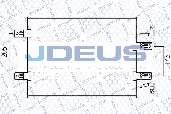 JDEUS Конденсатор, кондиционер 723M39