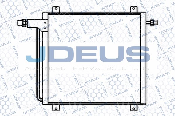 JDEUS Конденсатор, кондиционер 723M50