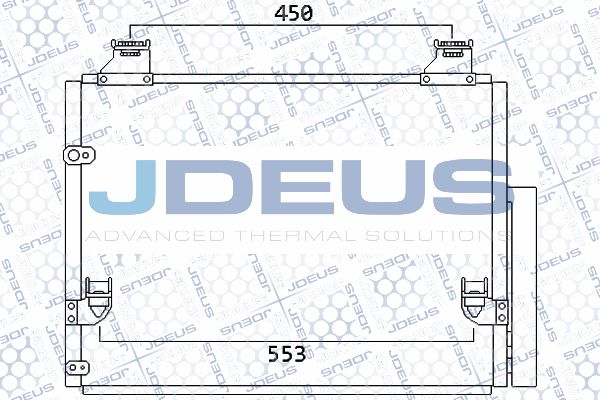 JDEUS Конденсатор, кондиционер 728M66