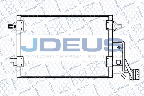 JDEUS Конденсатор, кондиционер 730M16