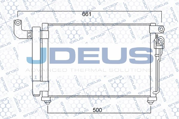 JDEUS Конденсатор, кондиционер 765M05