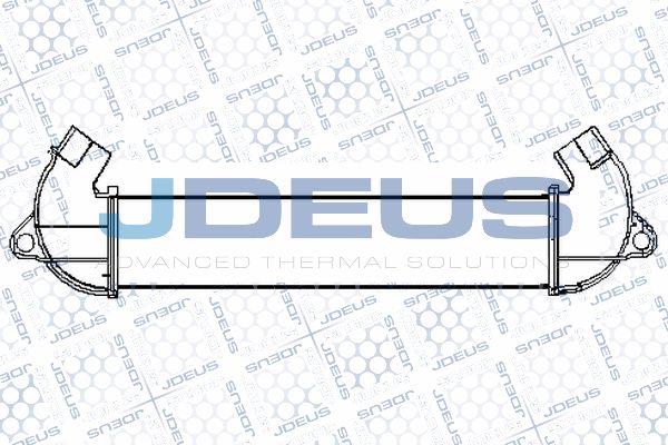 JDEUS tarpinis suslėgto oro aušintuvas, kompresorius 811M51A