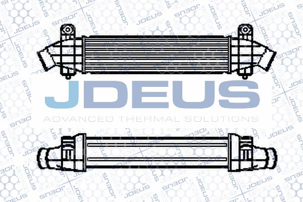 JDEUS tarpinis suslėgto oro aušintuvas, kompresorius 812M10A