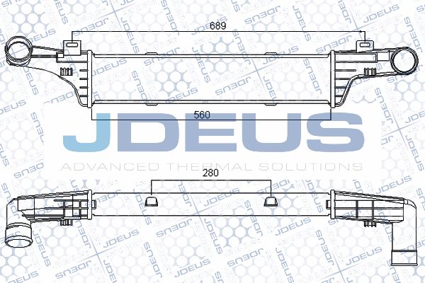 JDEUS Интеркулер 817M33A