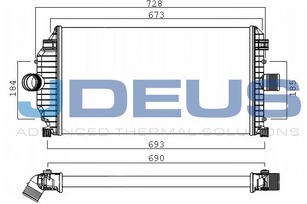 JDEUS Интеркулер 823M74A