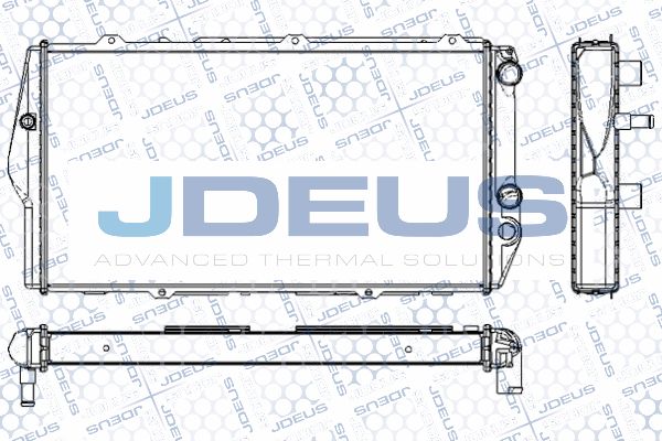 JDEUS radiatorius, variklio aušinimas RA0010040