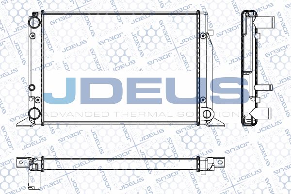 JDEUS Радиатор, охлаждение двигателя RA0010061