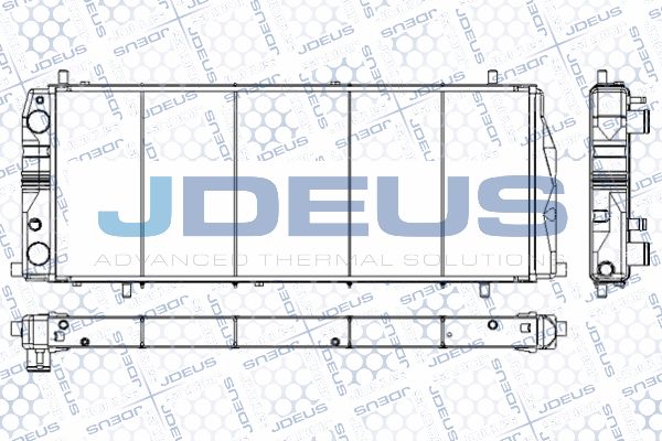 JDEUS radiatorius, variklio aušinimas RA0010070