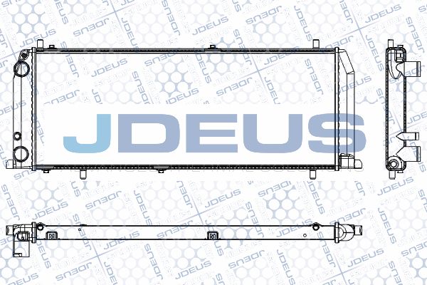 JDEUS radiatorius, variklio aušinimas RA0010071