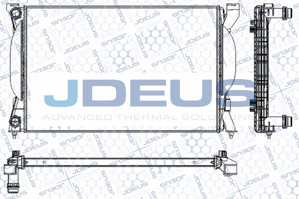 JDEUS radiatorius, variklio aušinimas RA0010240