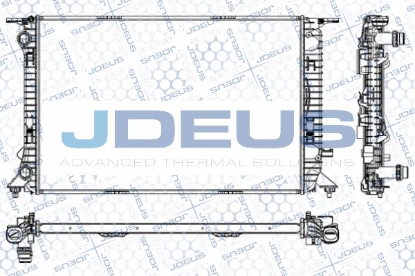 JDEUS Радиатор, охлаждение двигателя RA0010430