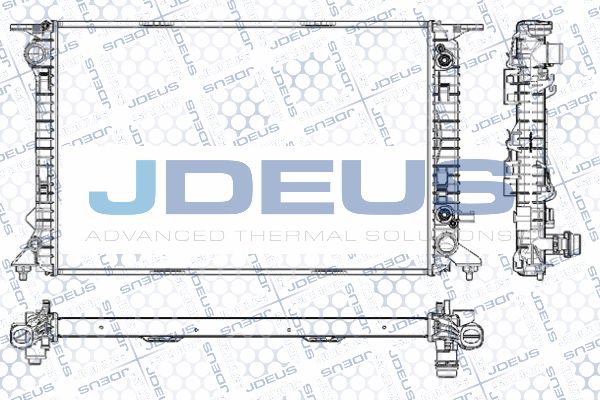 JDEUS Радиатор, охлаждение двигателя RA0010500