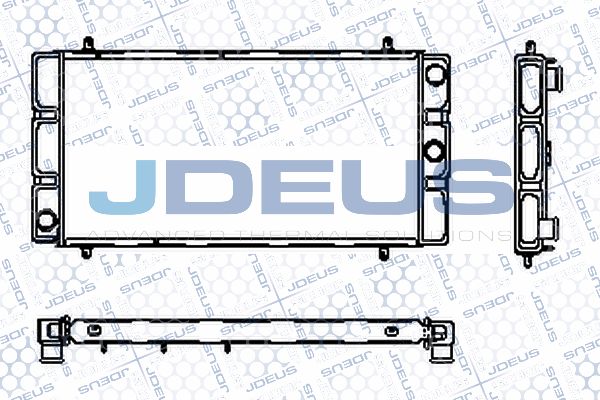 JDEUS radiatorius, variklio aušinimas RA0020180